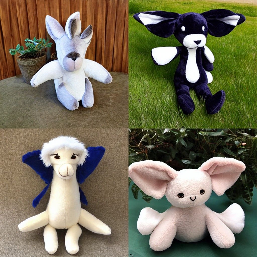 Long Ears Plush Toy - AI Generated
