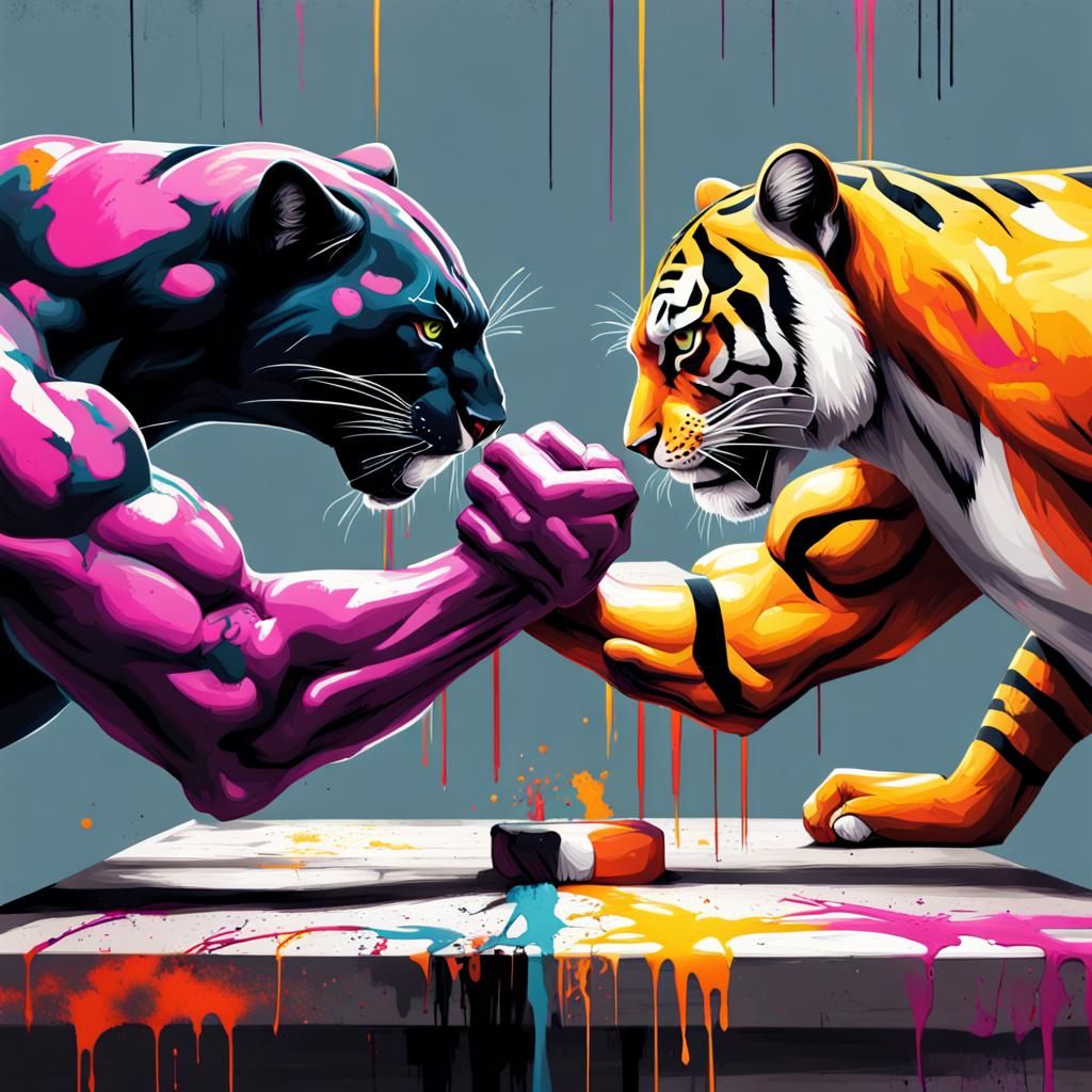 Panther Tiger Arm Wrestling
