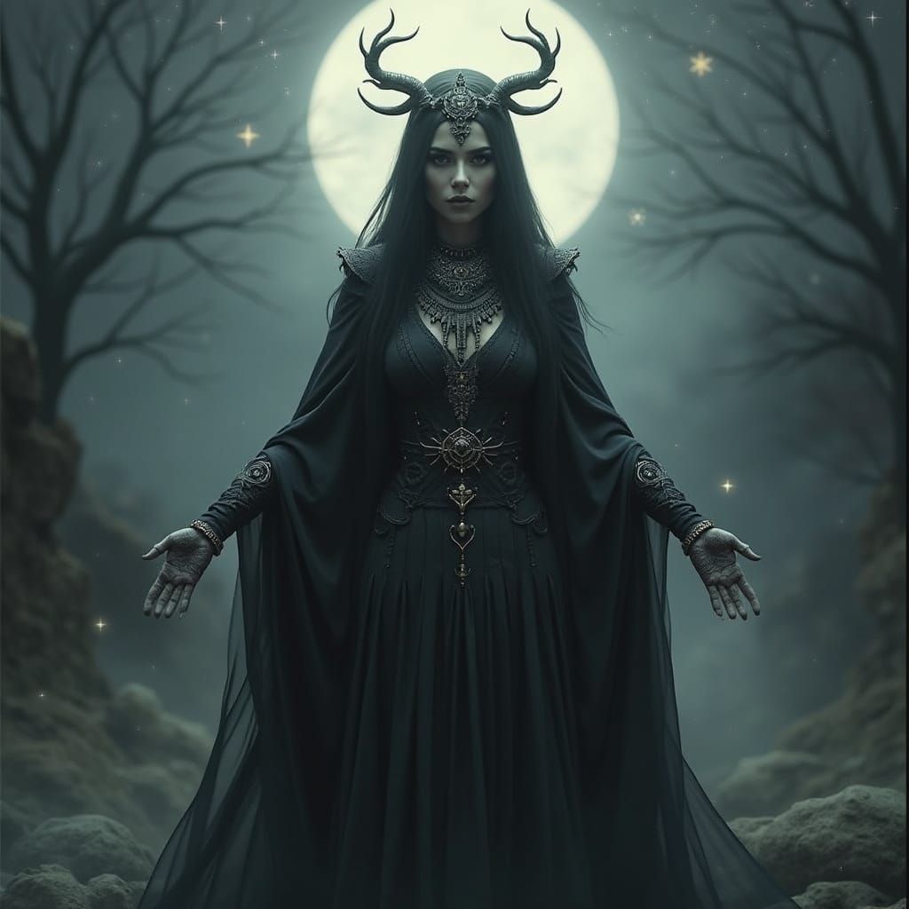 Goddess of the Starlit Crossroads