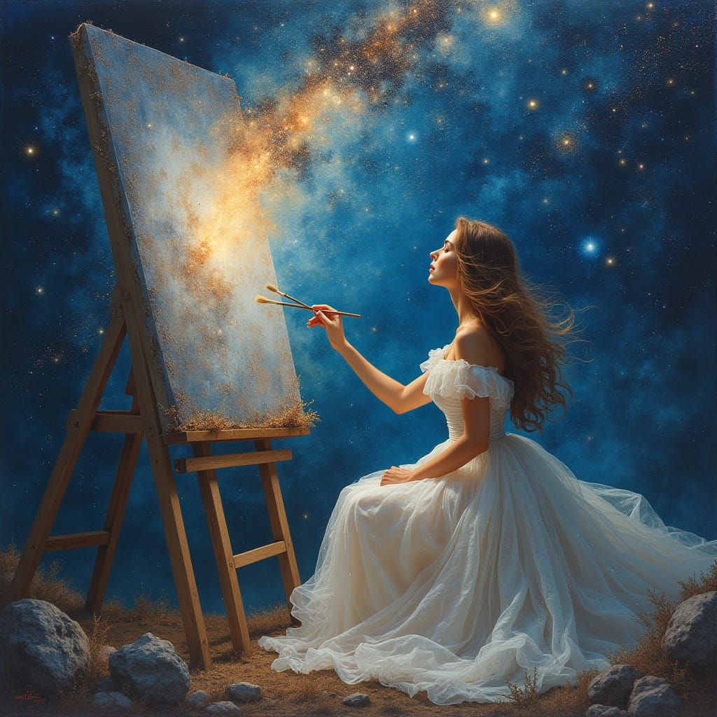 Celestial Artist Paints the Cosmos
