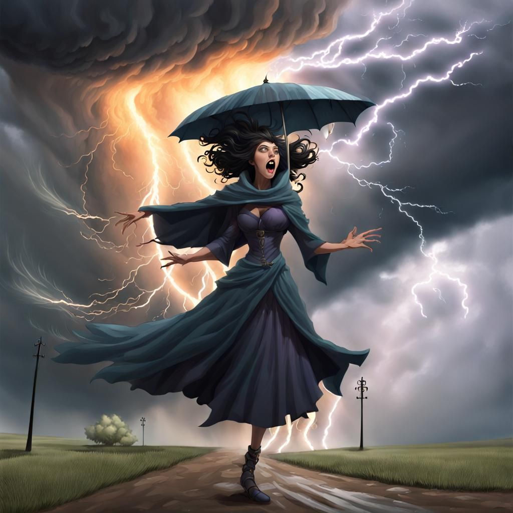 Weather Witch Summons a Powerful Tornado