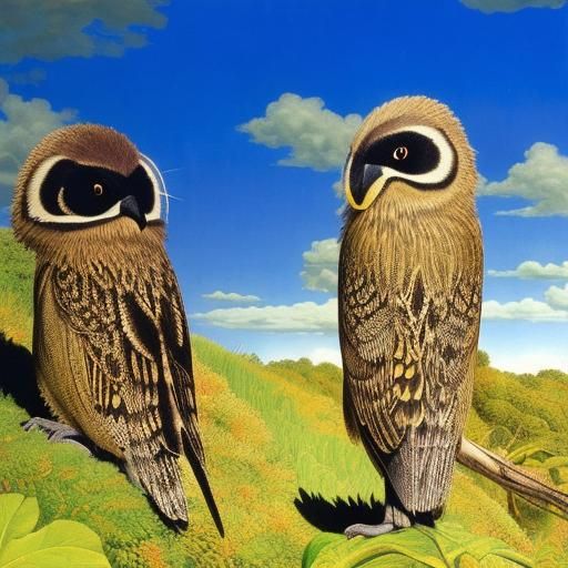 Photorealistic Rousseau-Inspired 3D Masterpiece