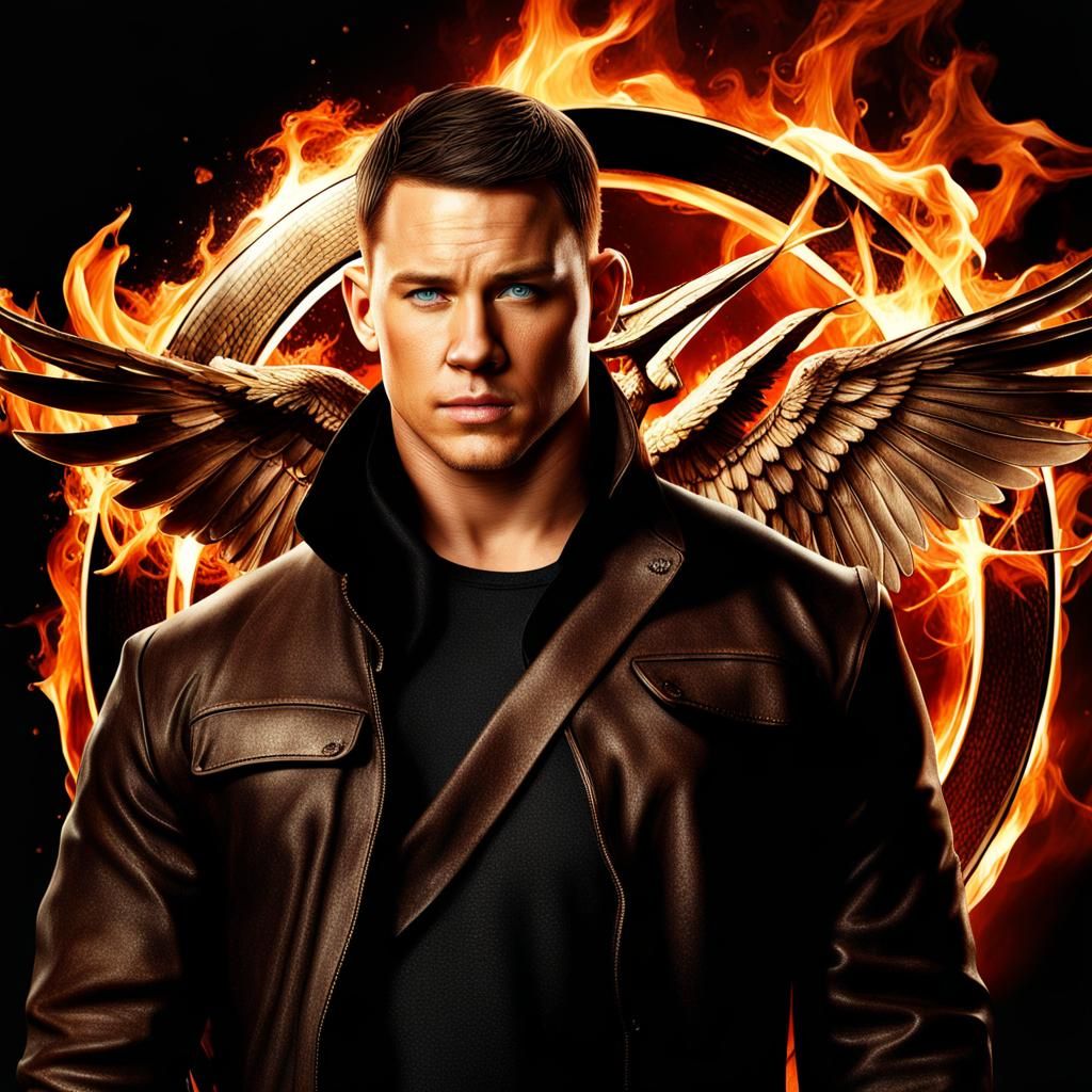 Channing Tatum in the Hunger Games: Detailed Matte Painting