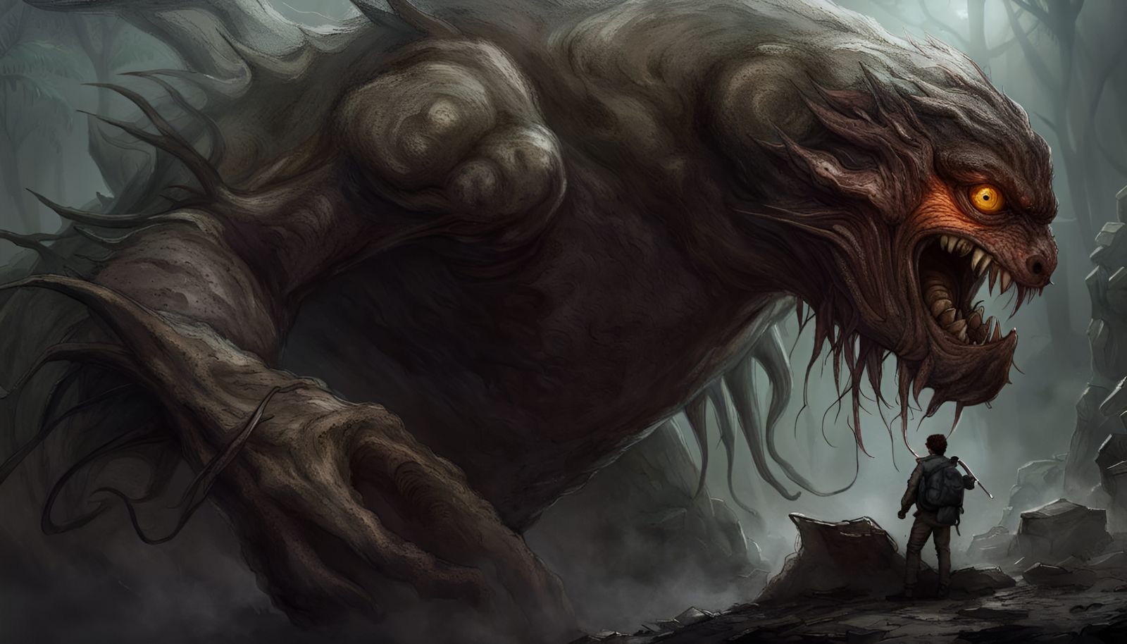 Giant Monster Wallpaper 2