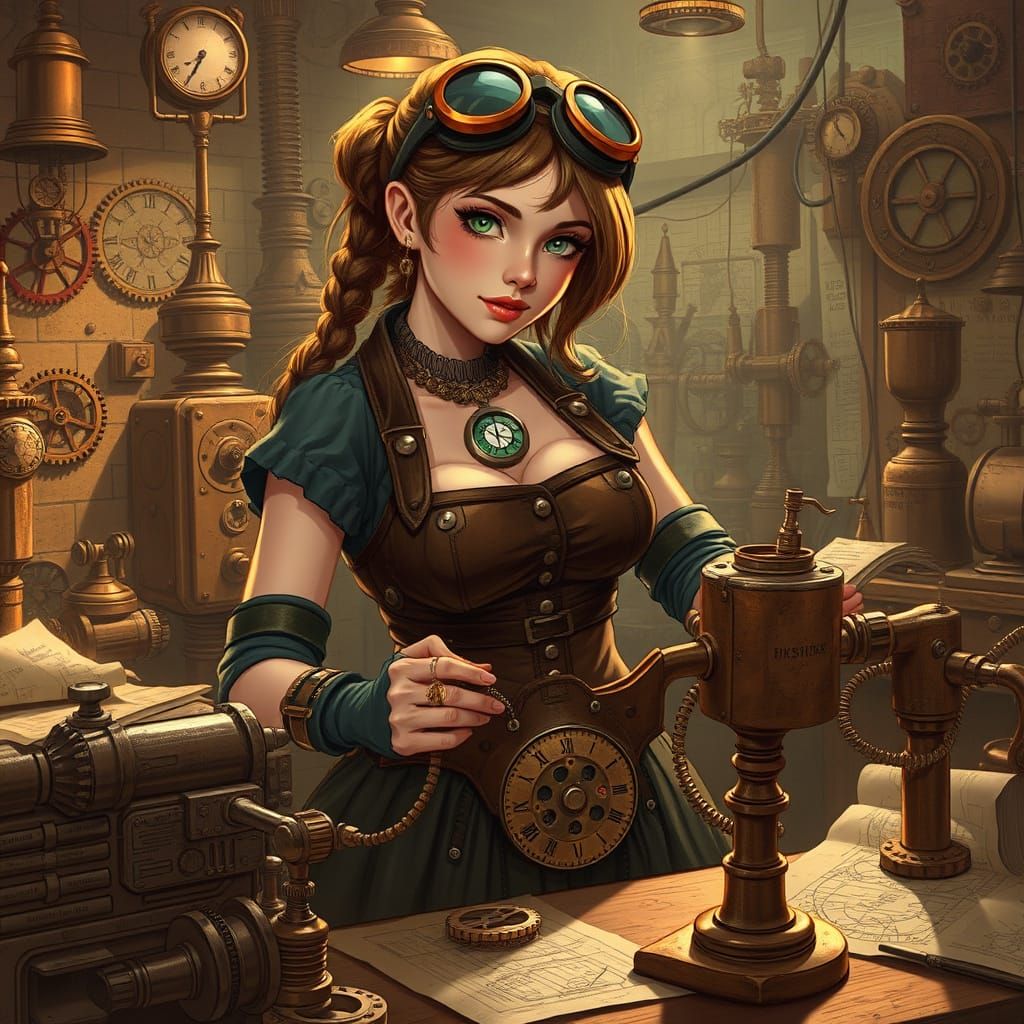 Steampunk Gadget Hackwrench in Clockwork Workshop