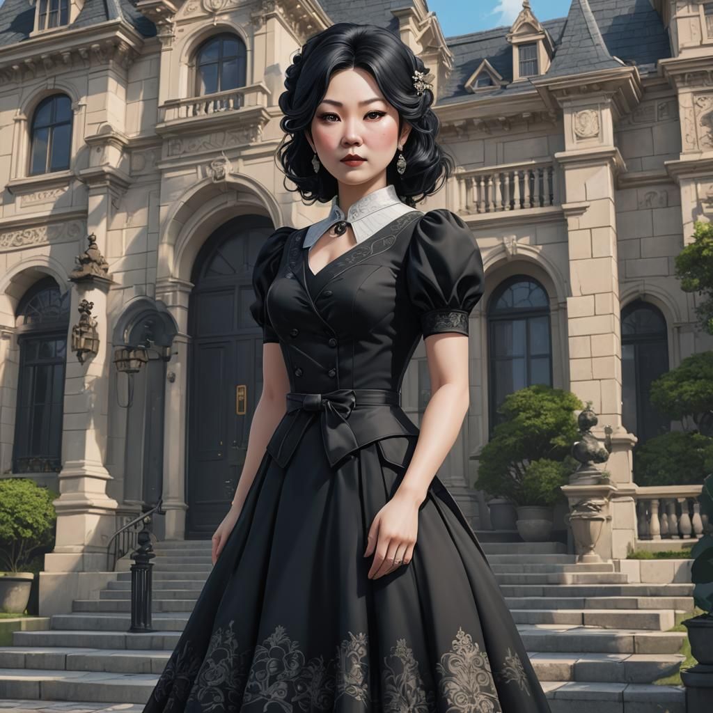 Margaret Cho as Mrs. White: 3D Anime Art