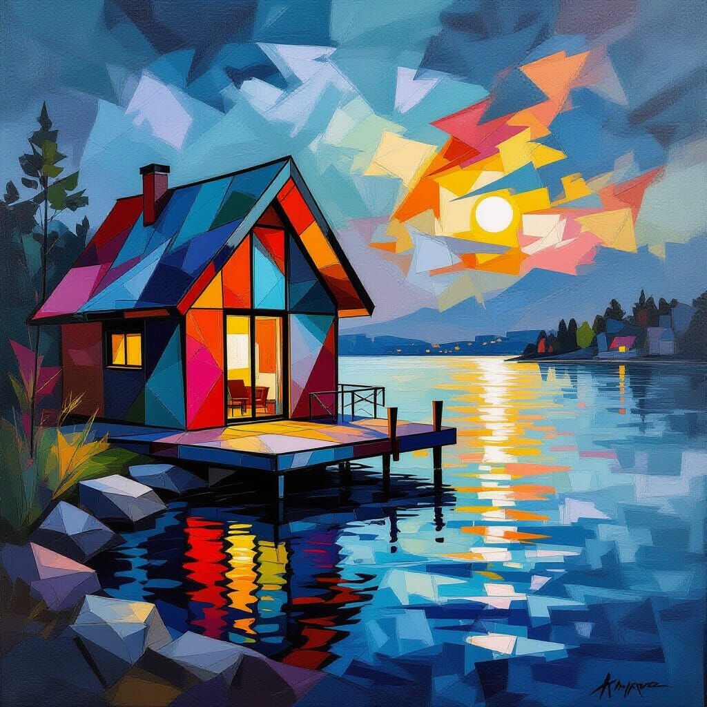 Waterside cabin