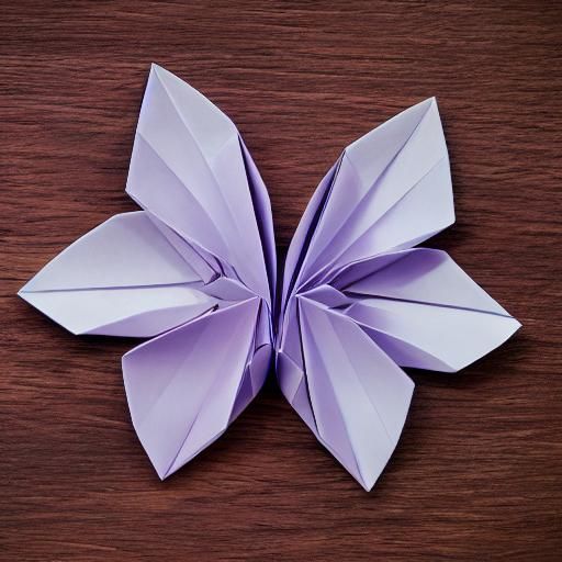 Delicate Origami Butterflies Papercraft