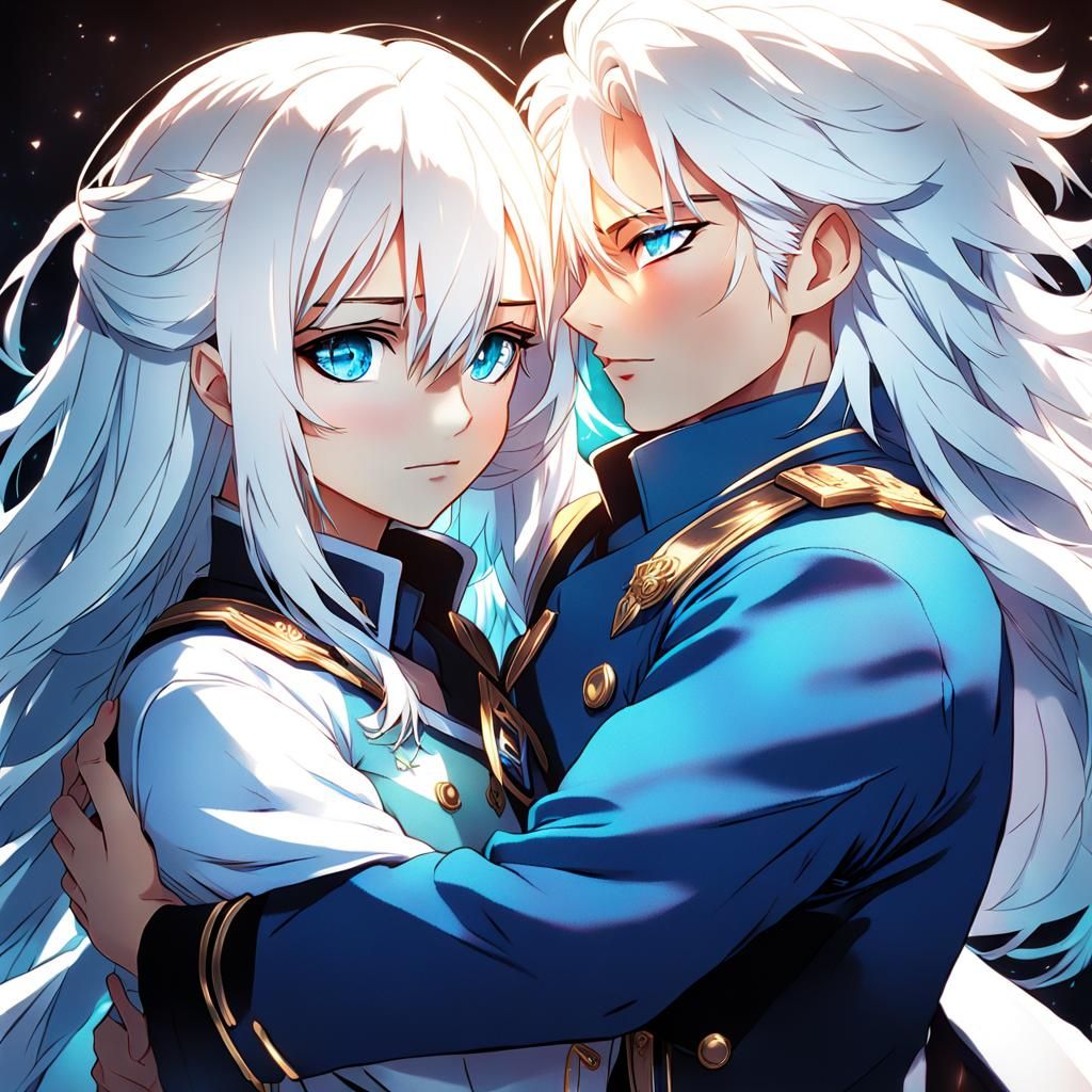 Romantic Manga Scene: Captain's Daughter in Love