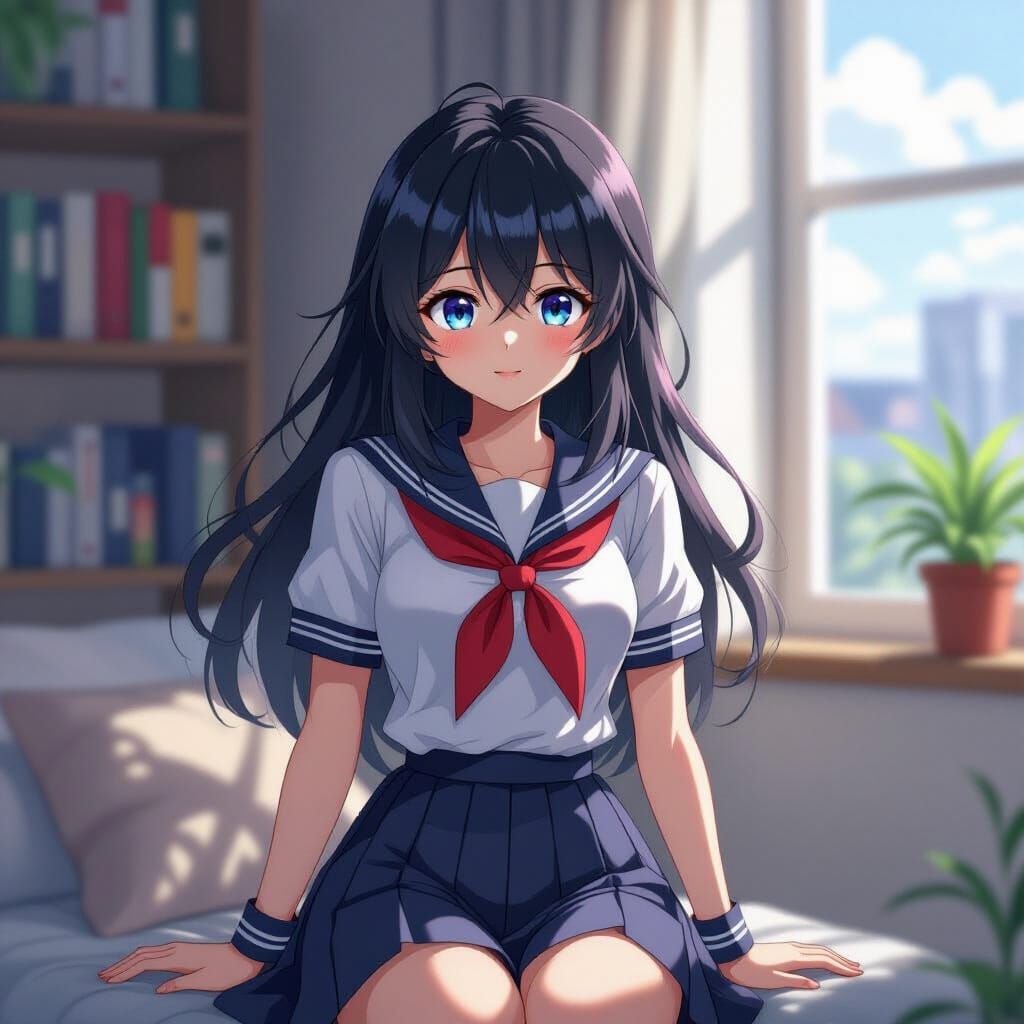 Dynamic Anime Mage Illustration in Studio Trigger Style