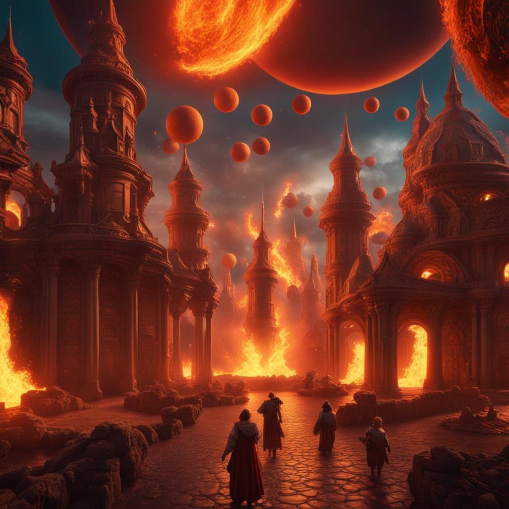 Great Balls of Fire: Fantasy Concept Art