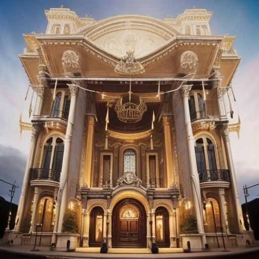 Detailed 3D Render of Rickety Island House