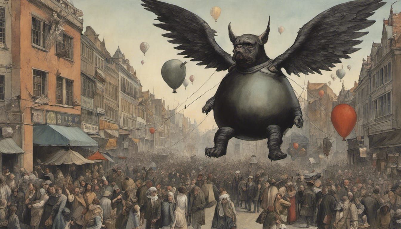 behemoth balloons at the street fair