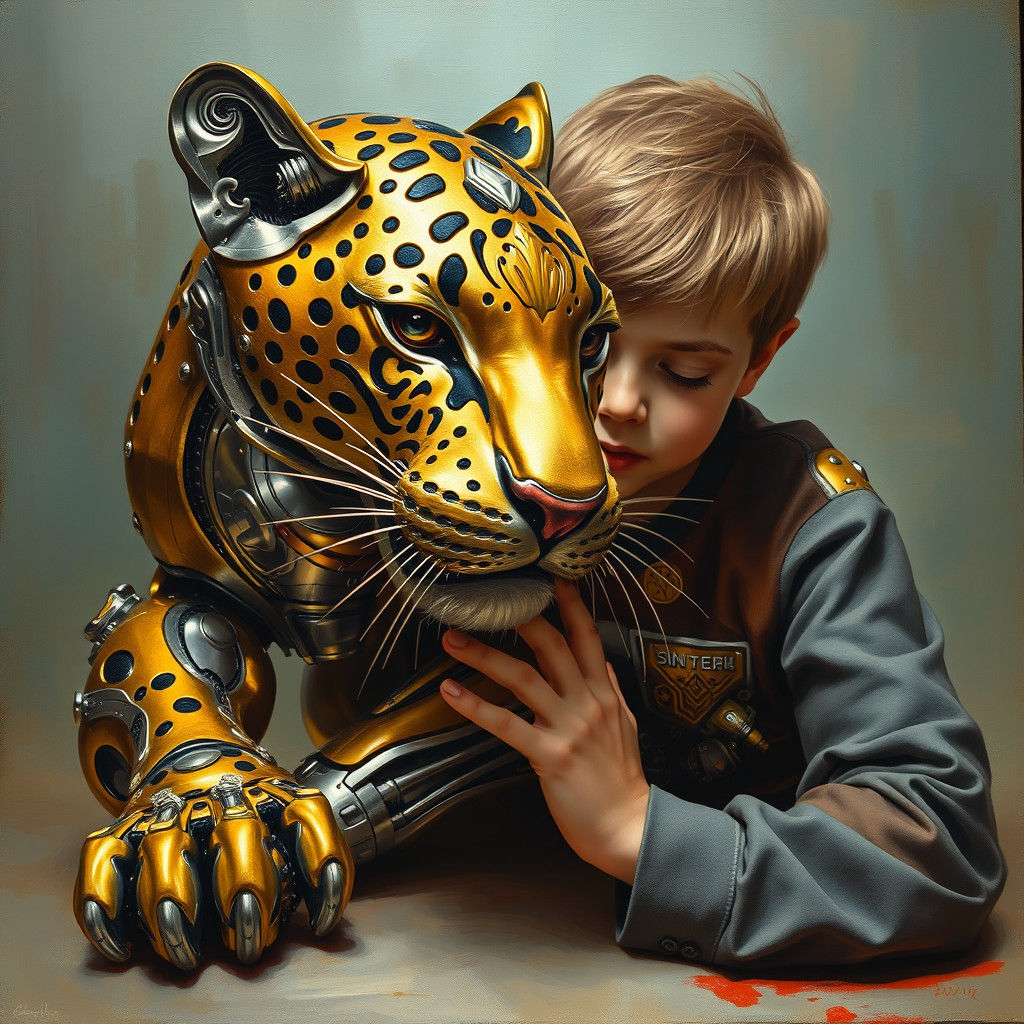 Love my new robotic leopard!