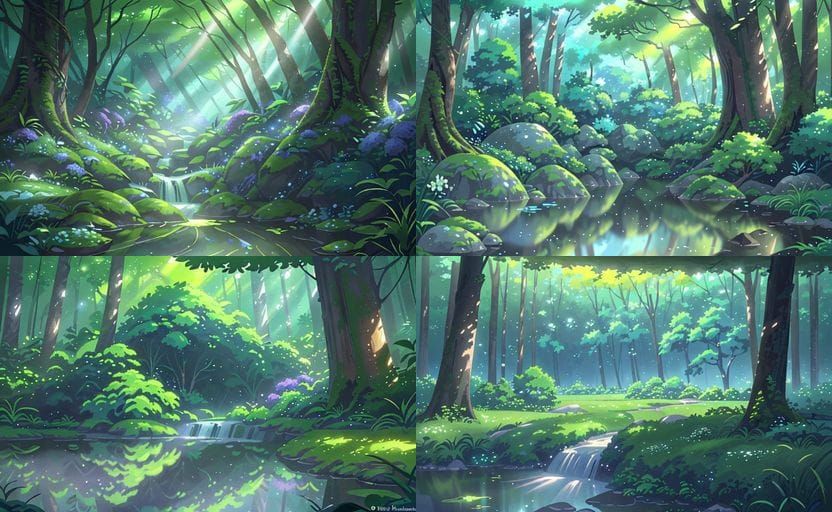 Surreal Dryad Realm in Photorealistic Landscape Style
