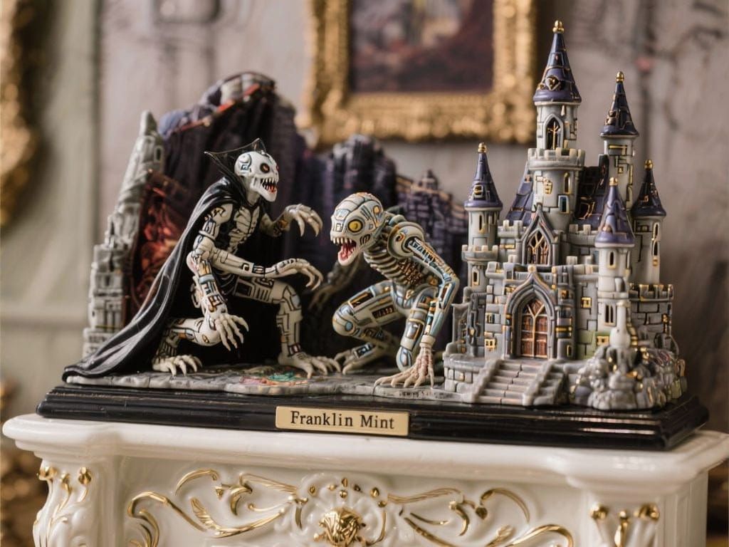 Collectible Masterworks of Cyberhybridism by Franklin Mint