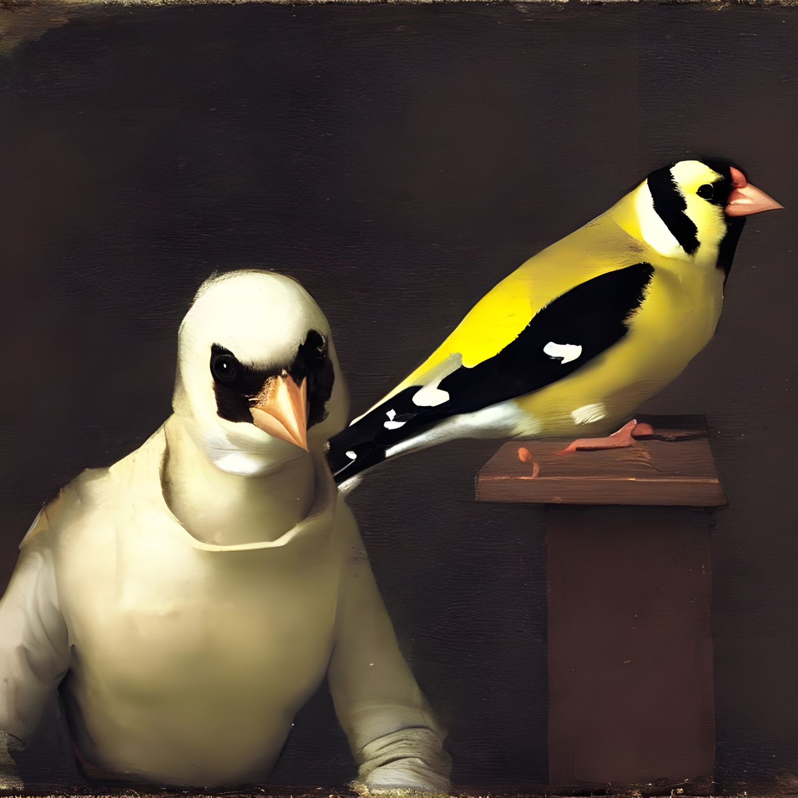 Goldfinch in the Style of Dutch Masters