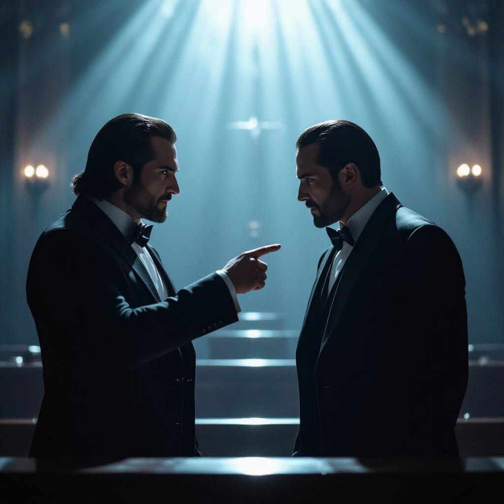 Lucifer Accuses God in Celestial Courtroom