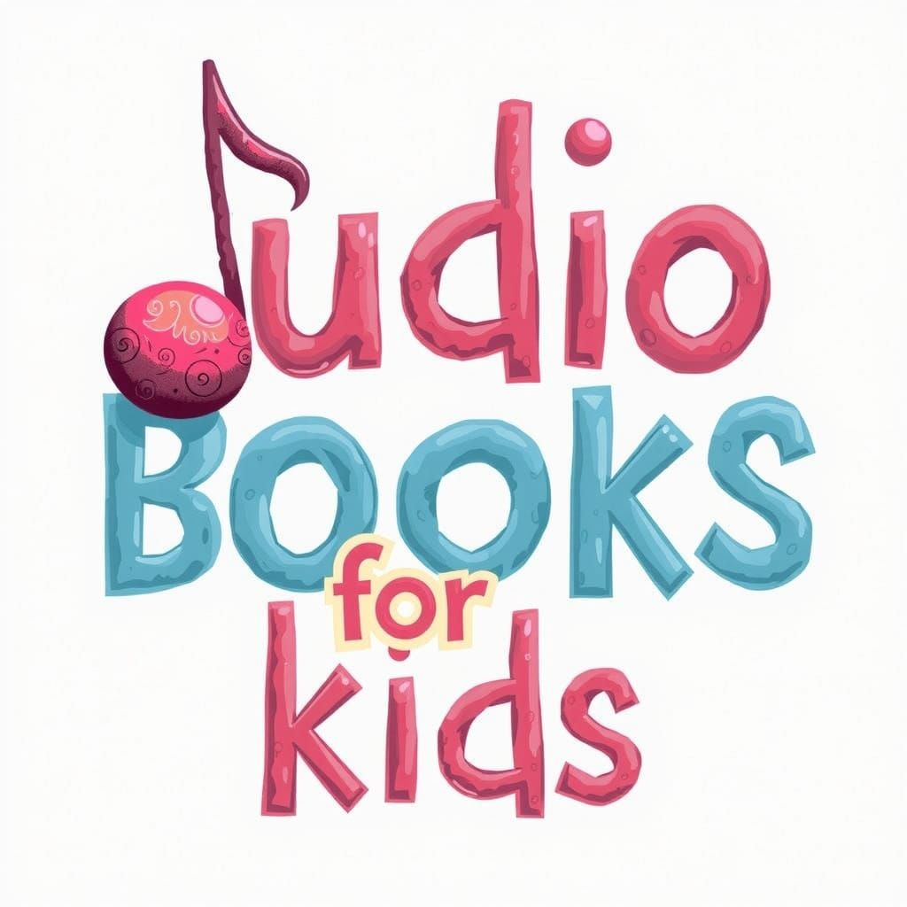 Audio Books for Kids with Whimsical Music Note