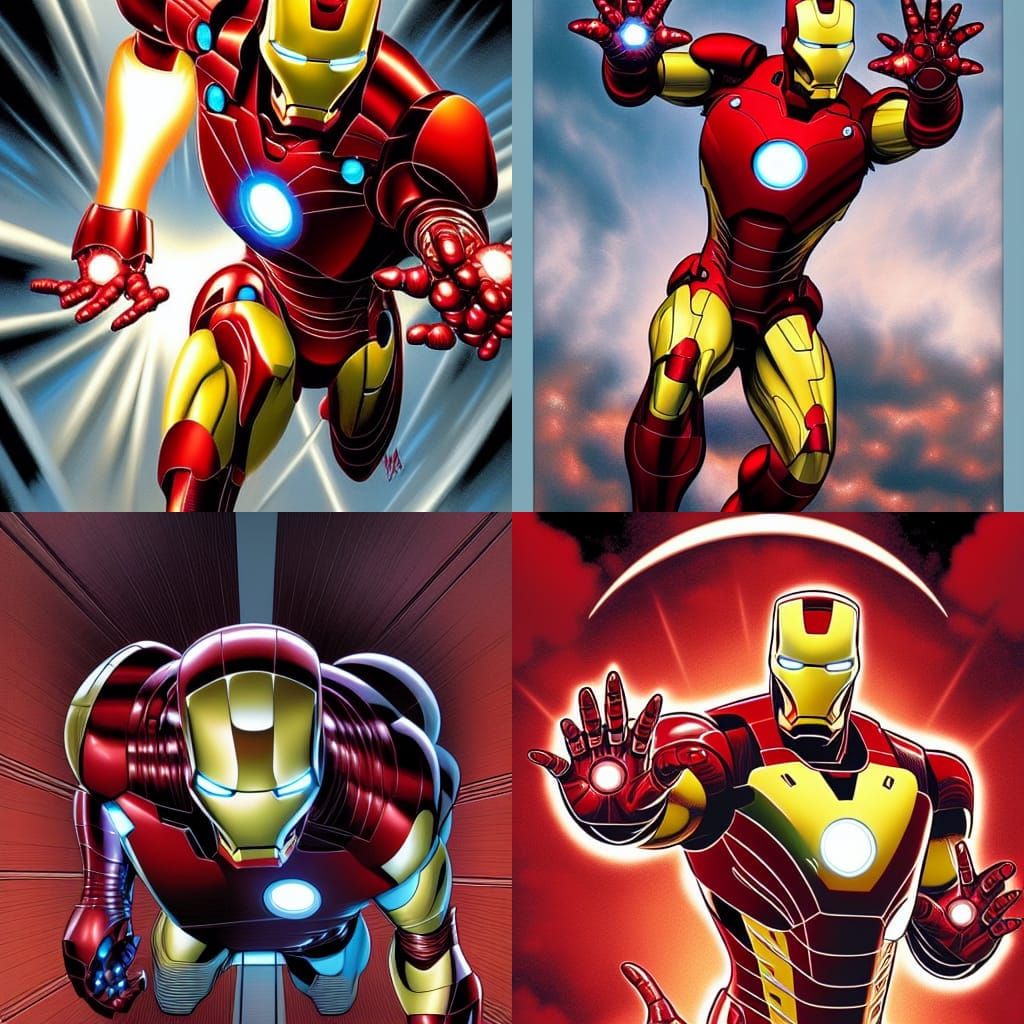 Iron Man Comic Book Art by Mark Brooks
