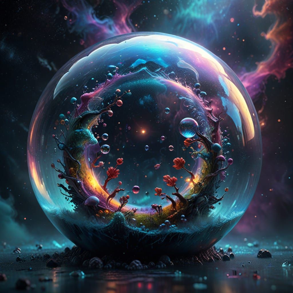 Cosmic Plasmatic Bubble Portal!