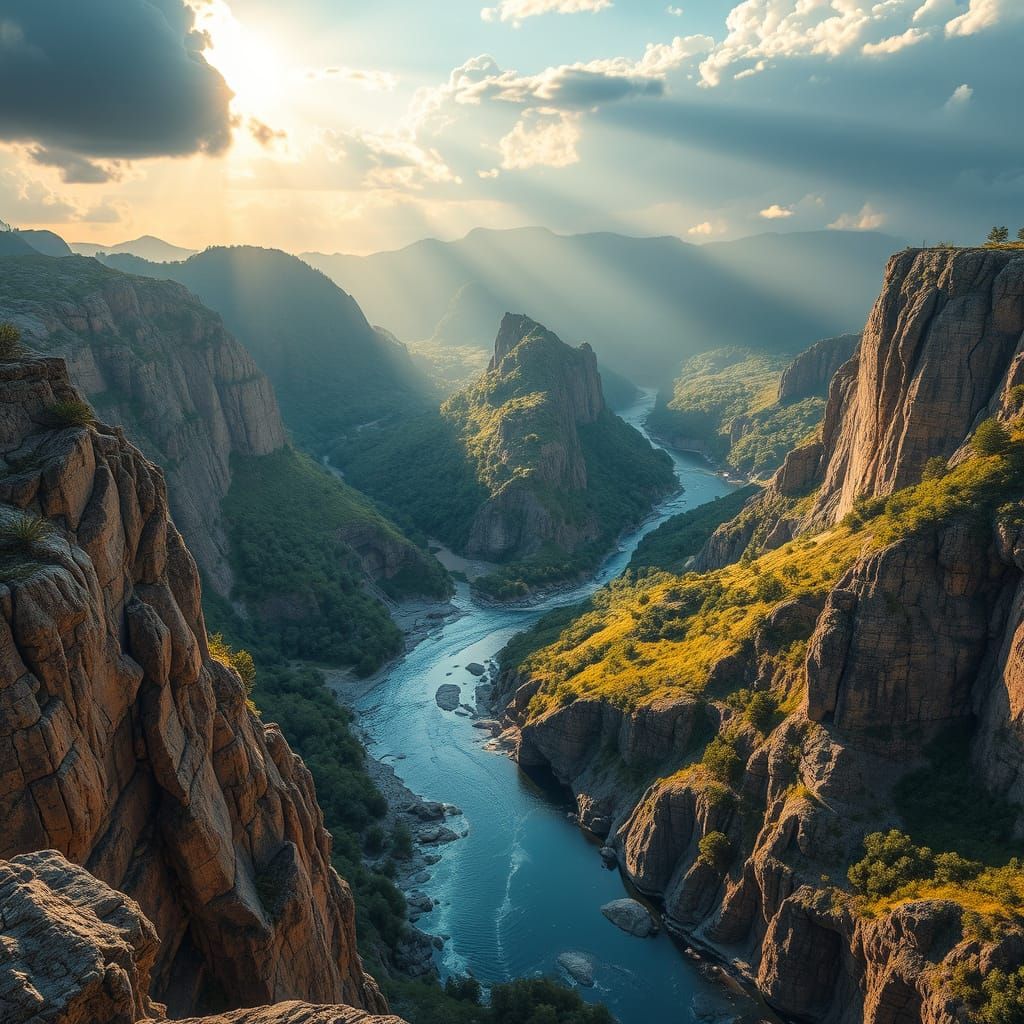 Cinematic Landscape Masterpiece with Hyper-Realistic Detail