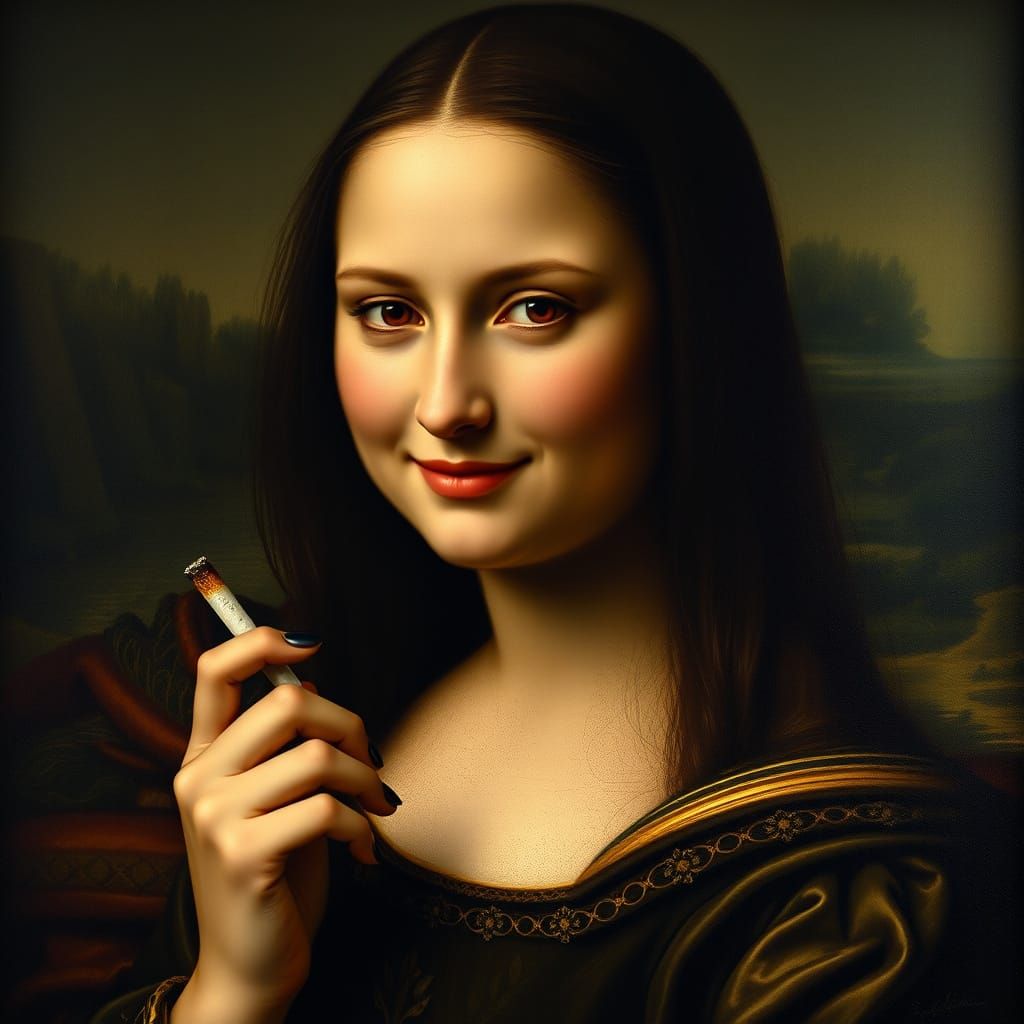 Renaissance Rebel with a Smoldering Smile