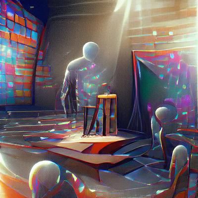 Life as Game Show: Holographic Astral Illustration