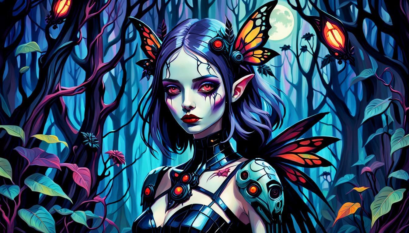 Cyber Gothic Fairy - Art