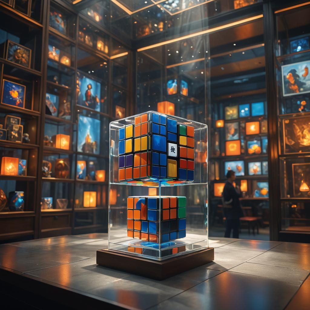 Rubik's Cube Display at the Smithsonian in Unreal Engine