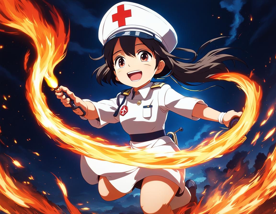 Dear Lord... is that a flame whip?!?