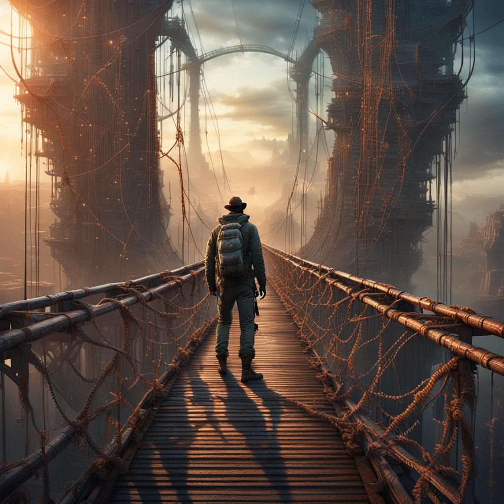 Post-Apocalyptic Scientist Enters Dimensional Portal