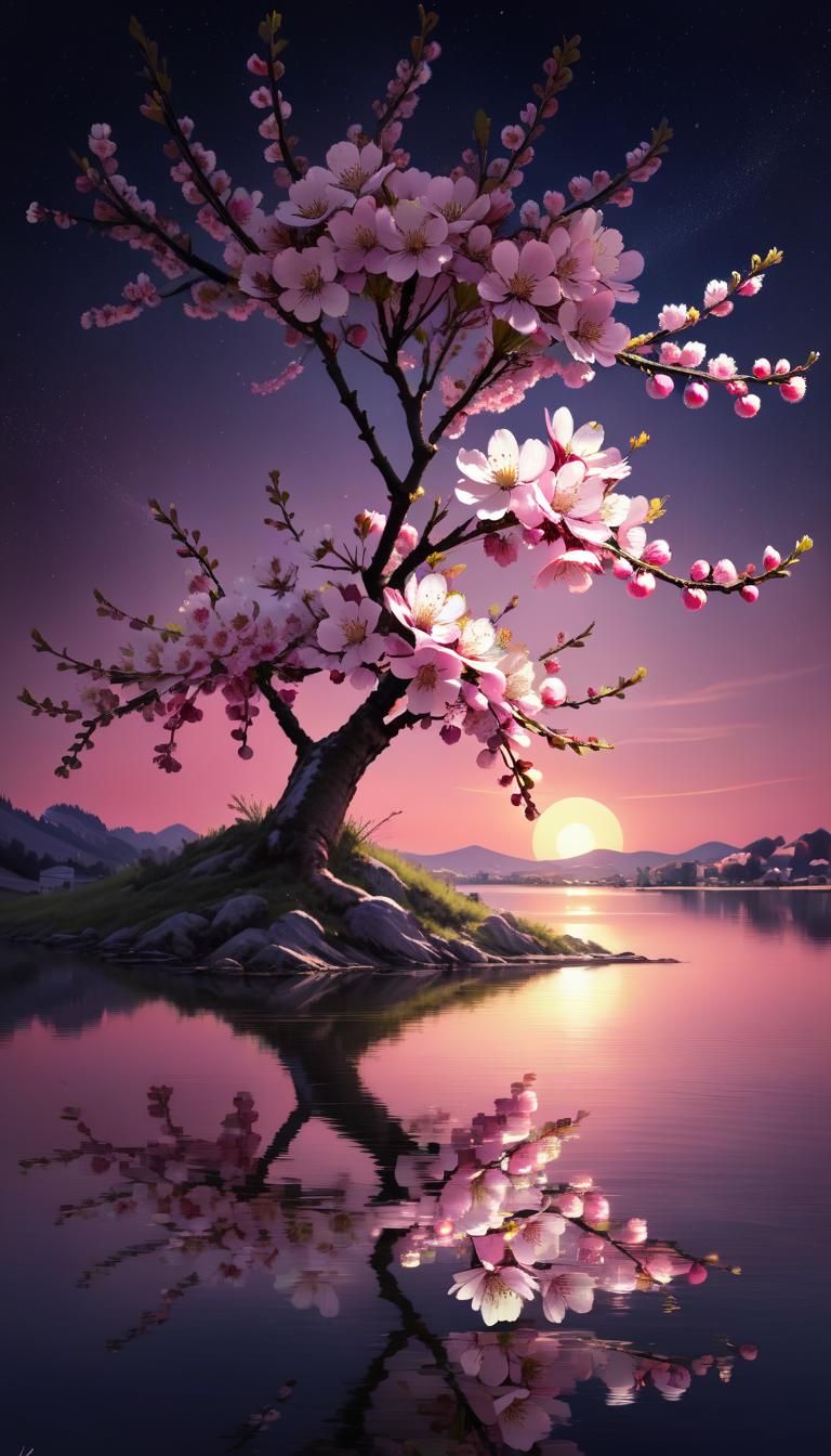 Cherry Blossoms in Bloom