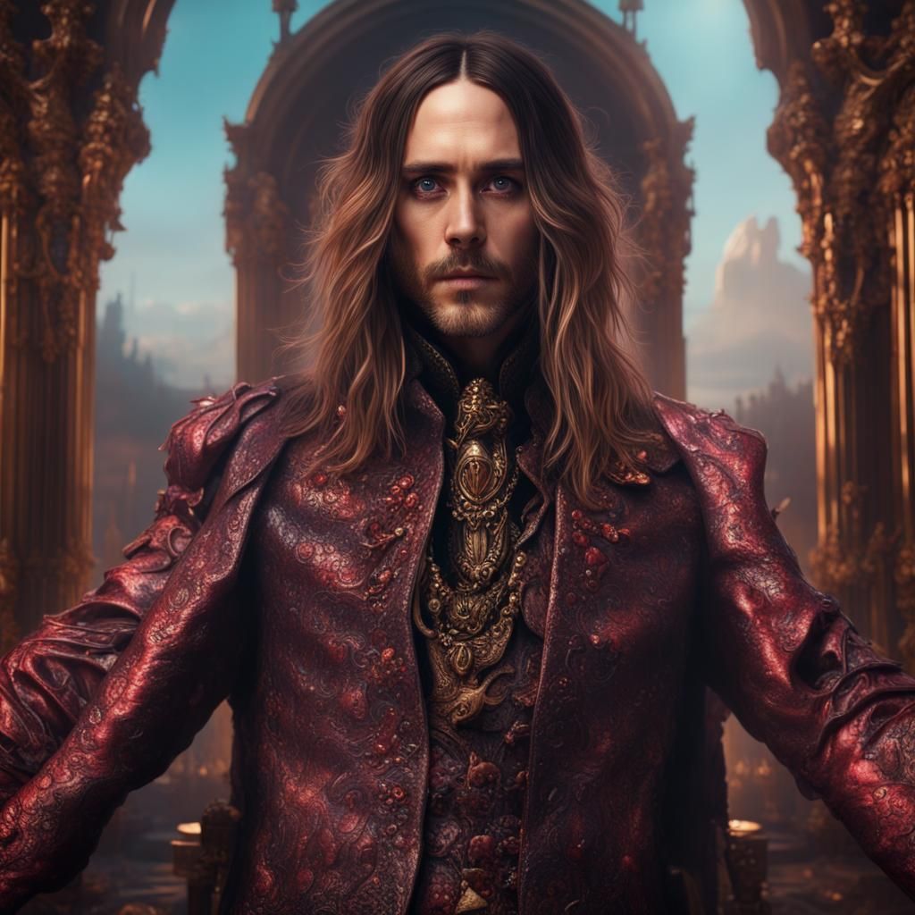 Rockstar Portrait in Detailed Matte Painting Style