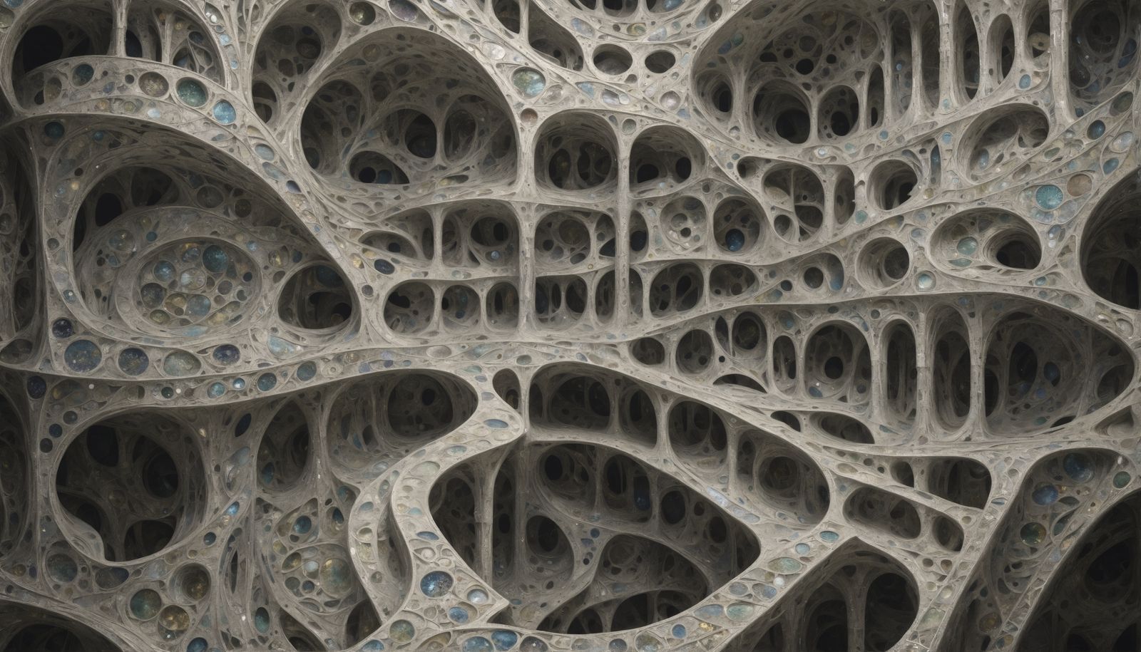 Fractal Masterpiece in Cloisonné Style