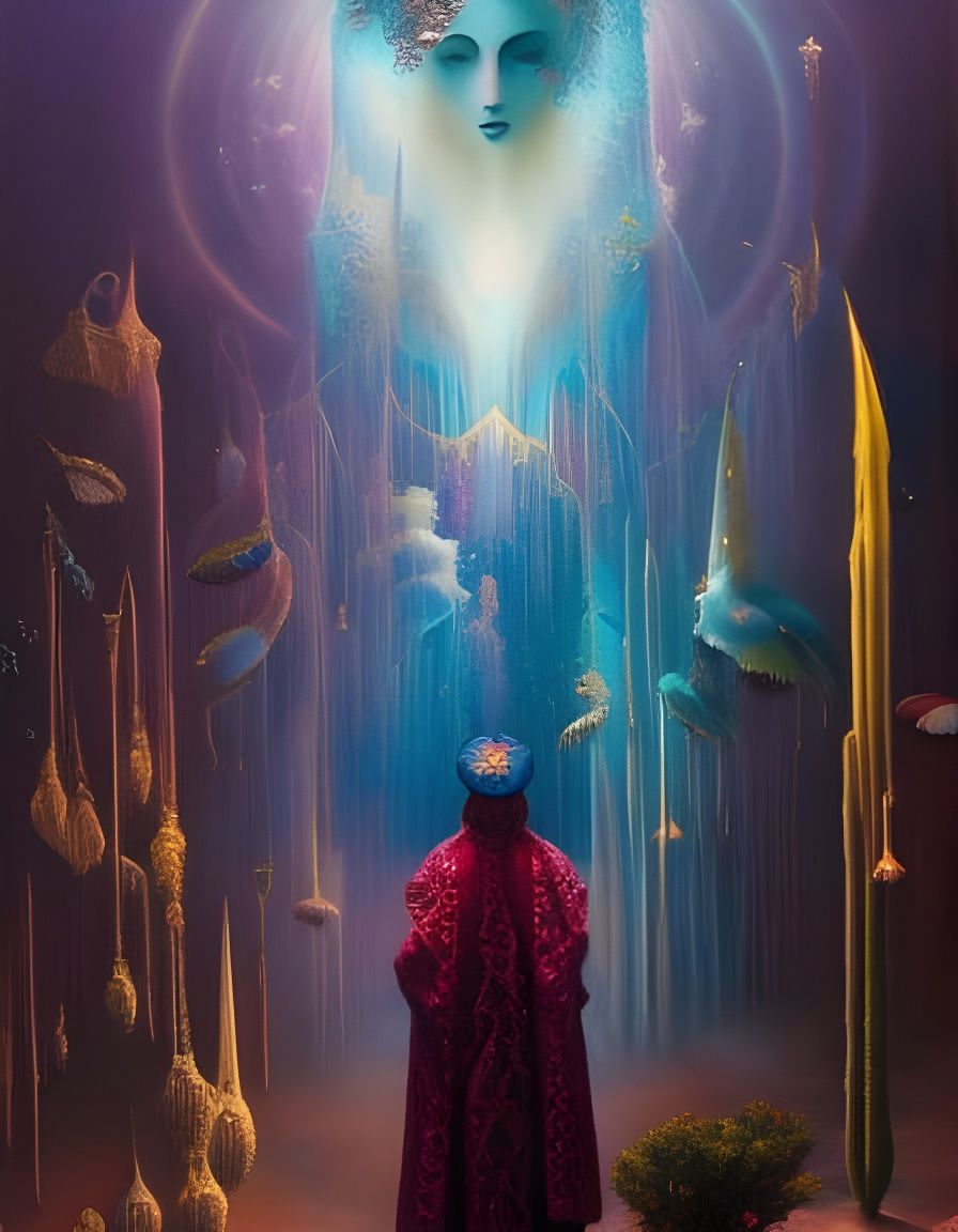 Thriving Submarine Gypsy City with God Rays