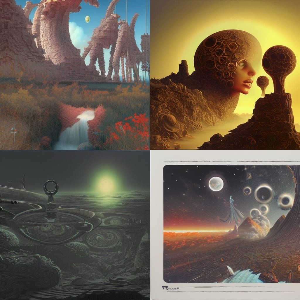 Artwork in Style of Kuno Veeber