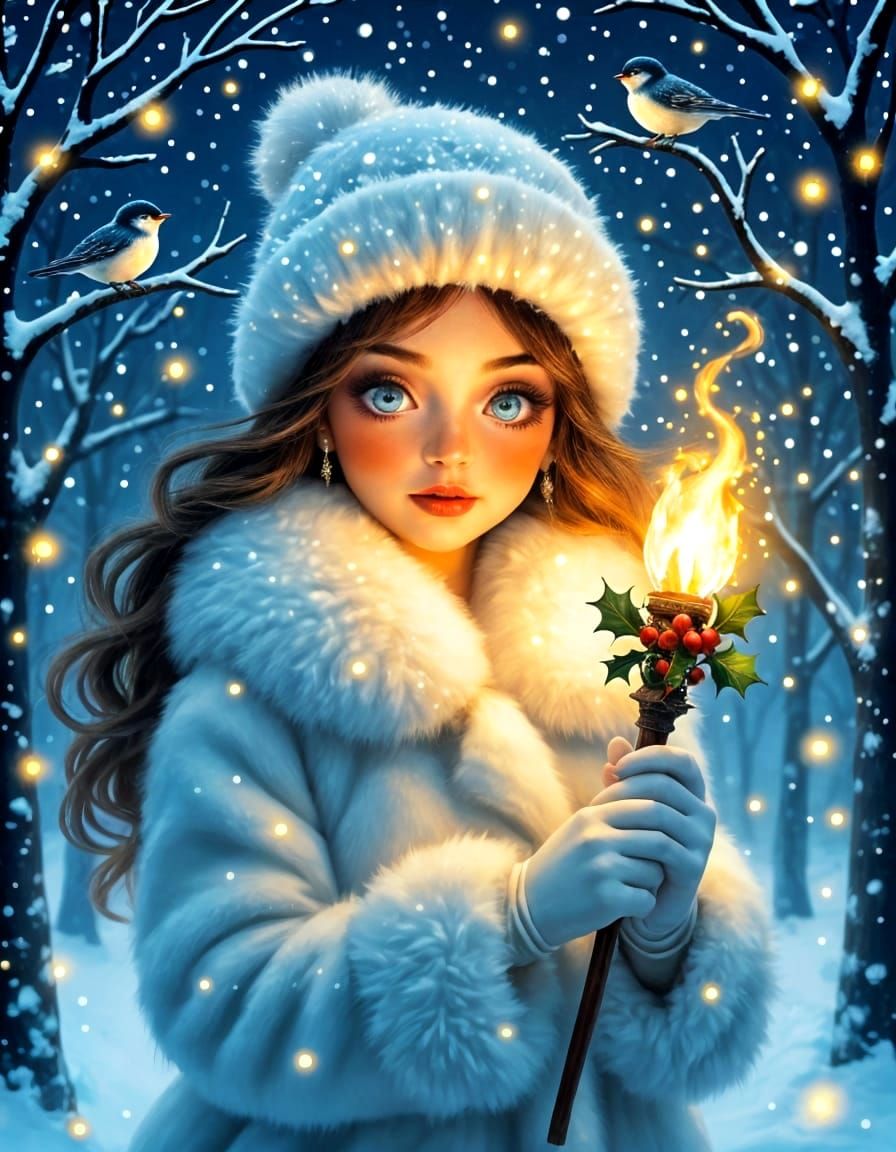 Saint Brigid and the Lamp III