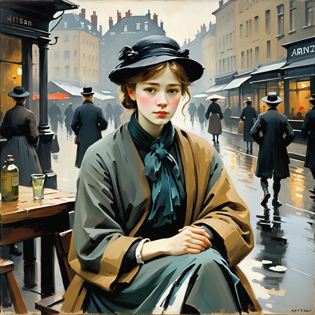 Cityscape in the Style of Floris Arntzenius