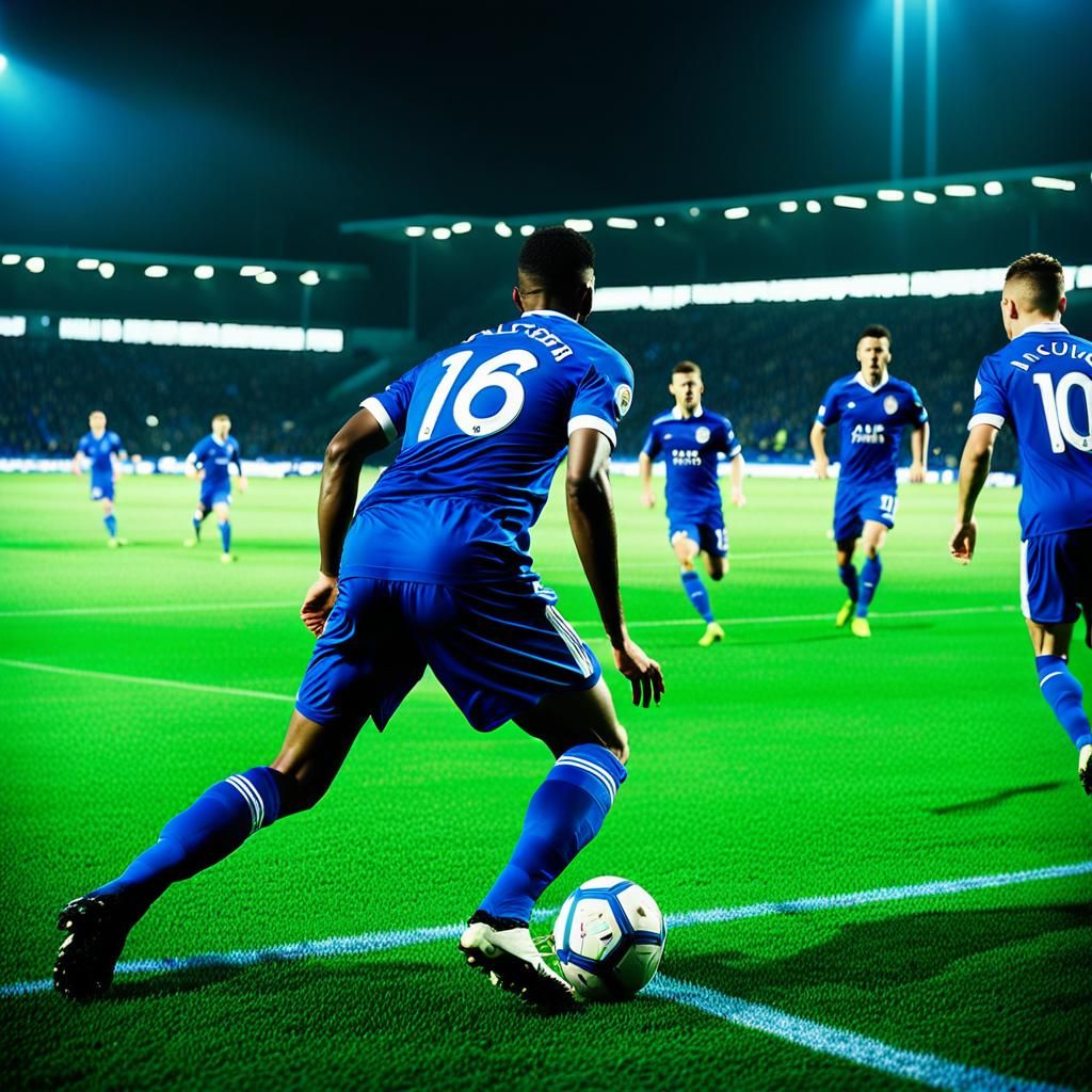 Leicester City F.C. Players: Cinematic Football Still
