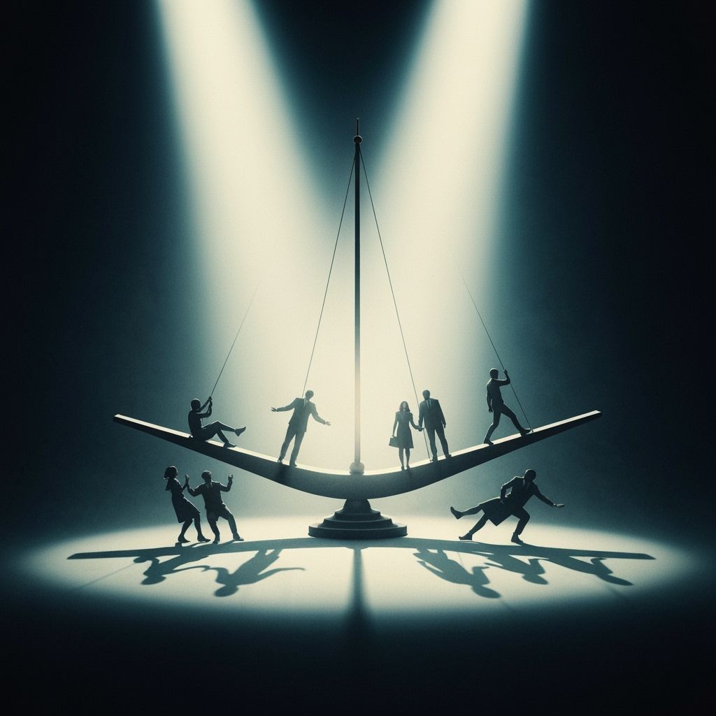 Psychological Warfare Symbolized: Abstract Surrealist Vision