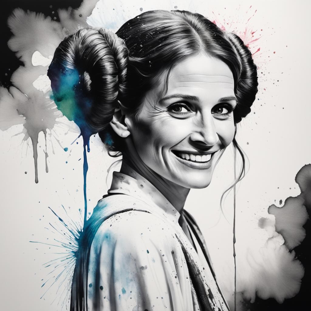 Princess Leia - Julia Roberts Mashup