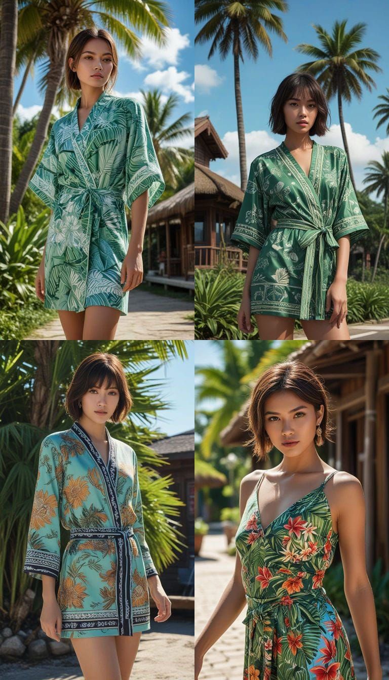 Stunning Thai Model in Polynesian Paradise