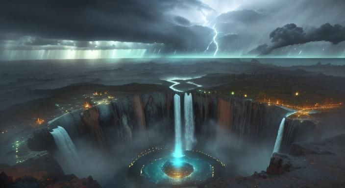 Genesis Flood: Epic Cinematic Underwater Scene