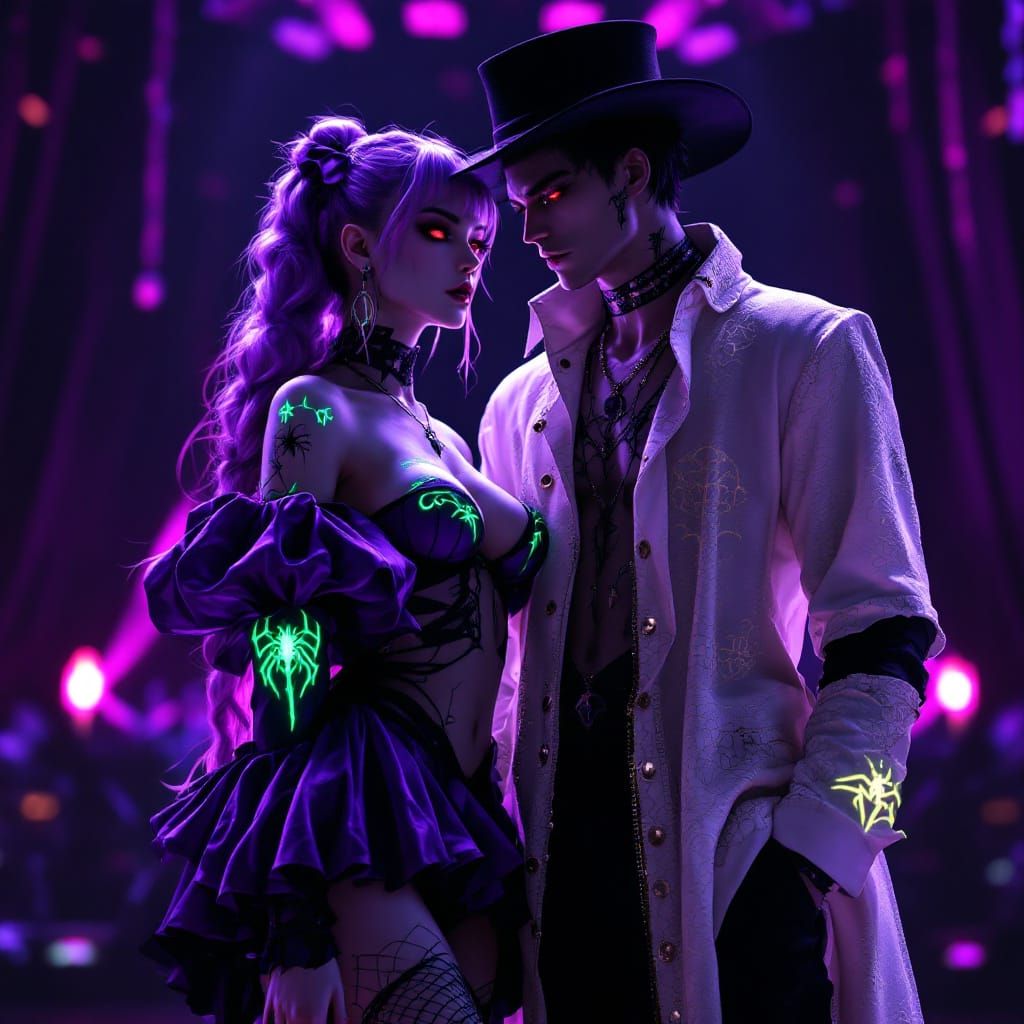 Goth Rumi and Saja Demonhunters in Fantasy Concert