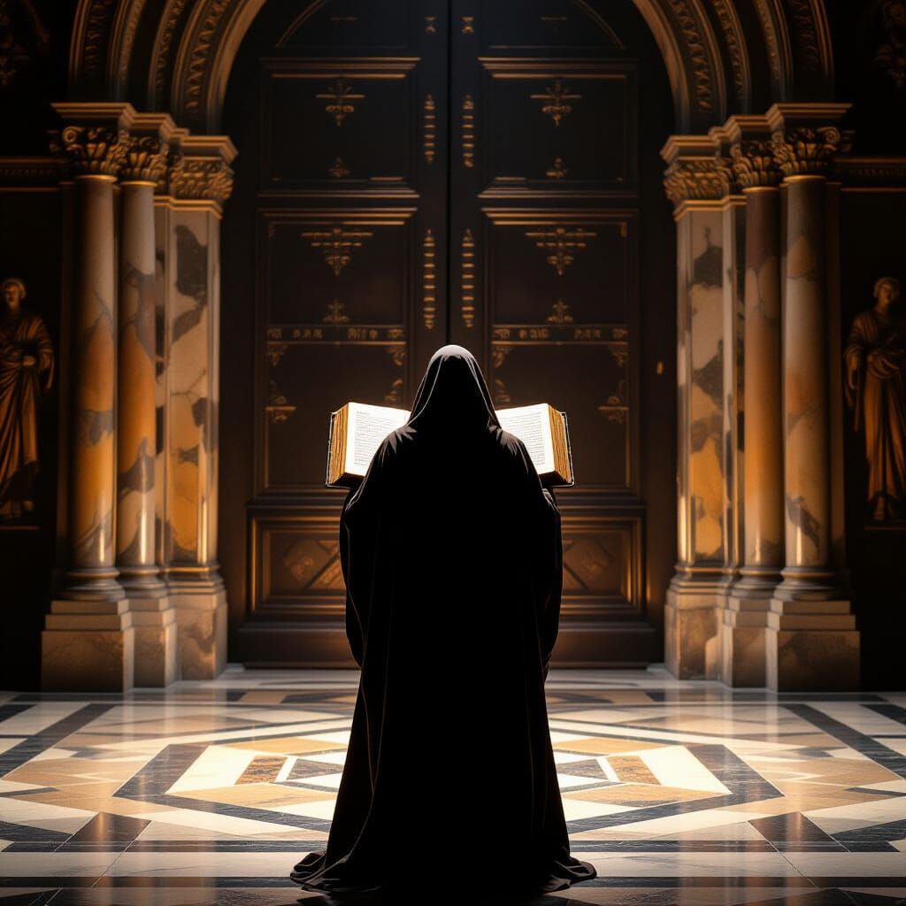 Biblical Judgement Scene in Classical Style