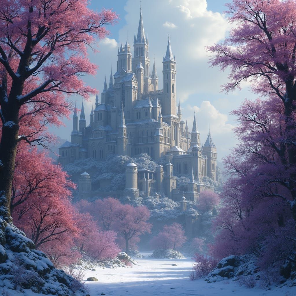 Fantasy City Taricia in Iridescent Light