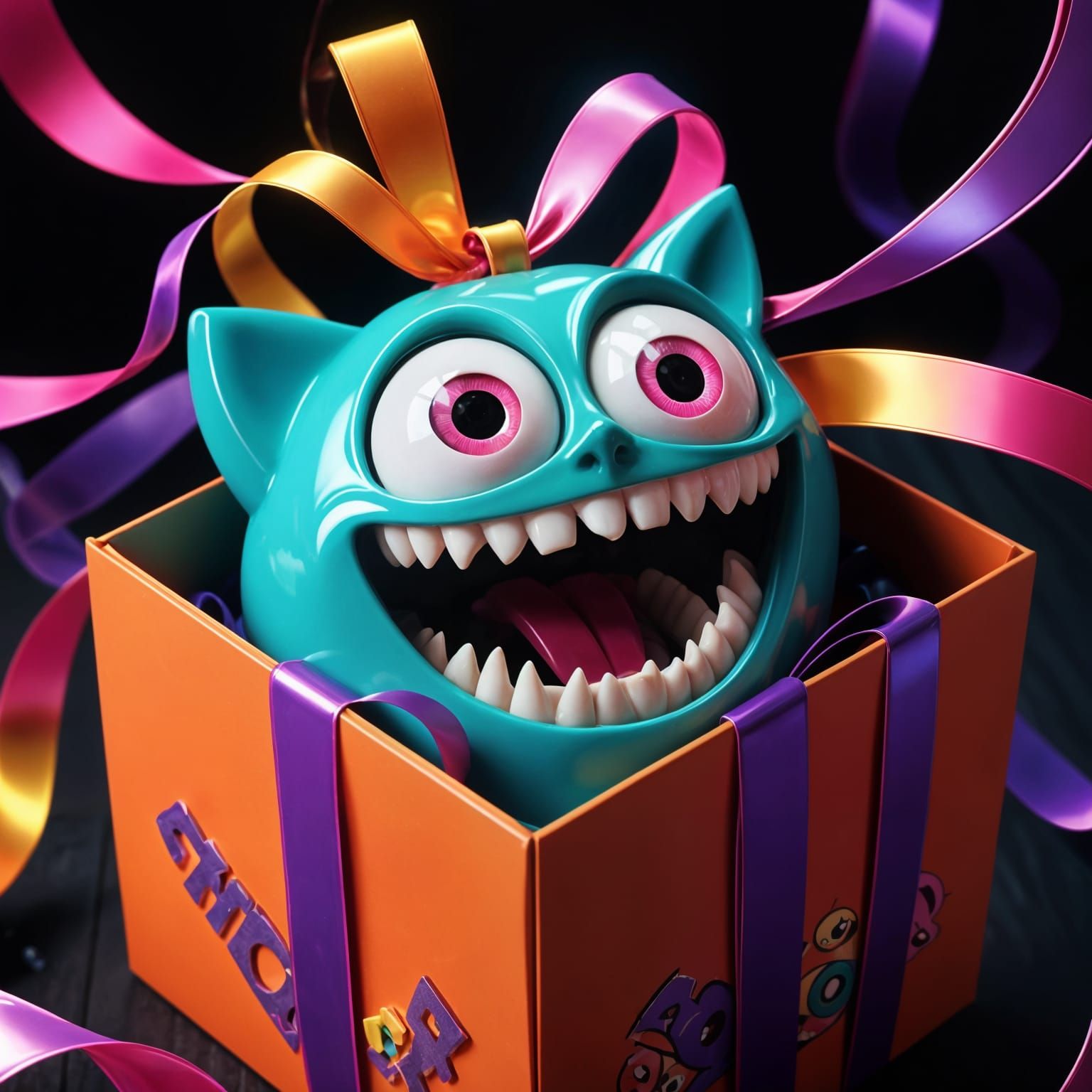 Cursed Gift Box: Swarm of Teeth and Eyes