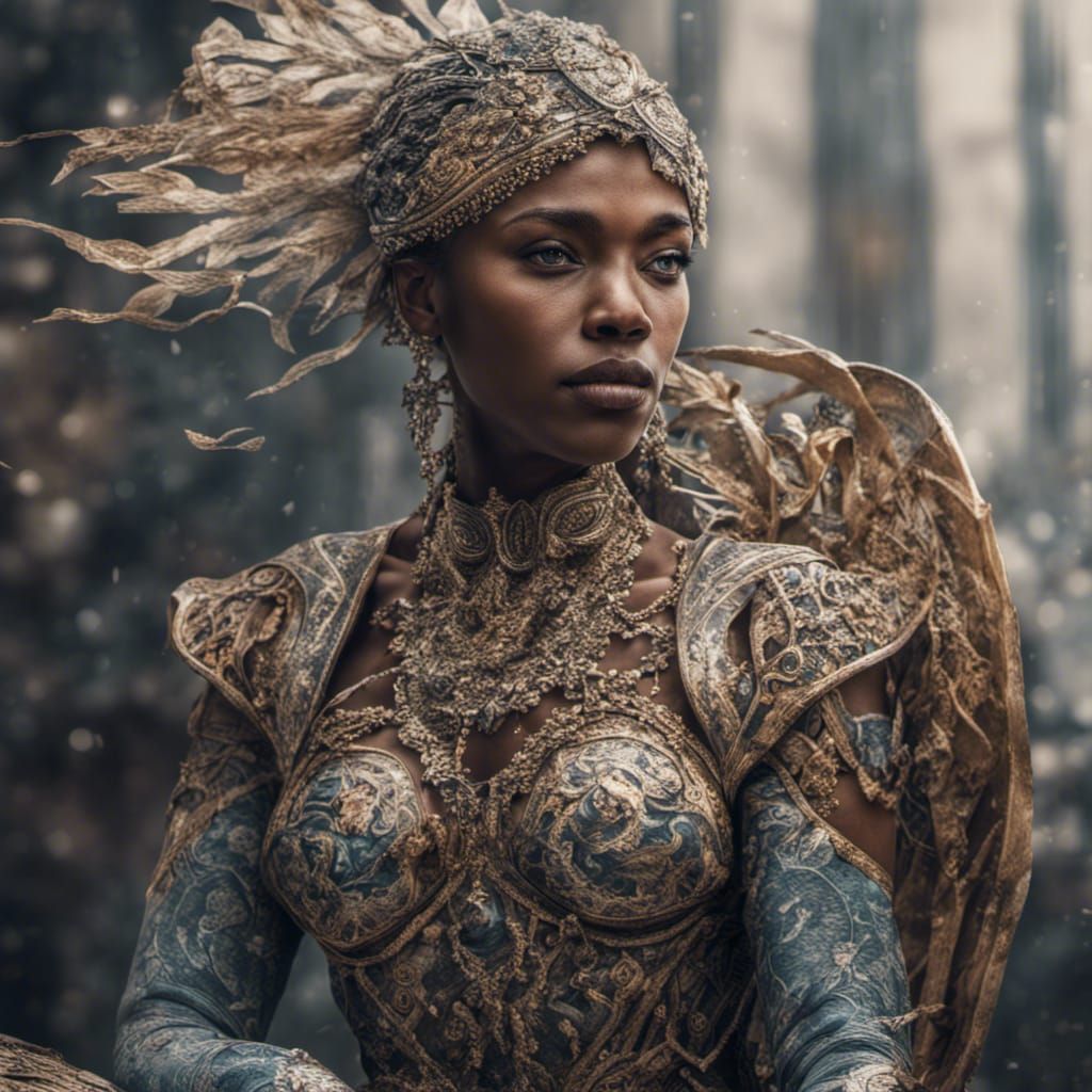 Hyperrealistic Healer with Intricate Details