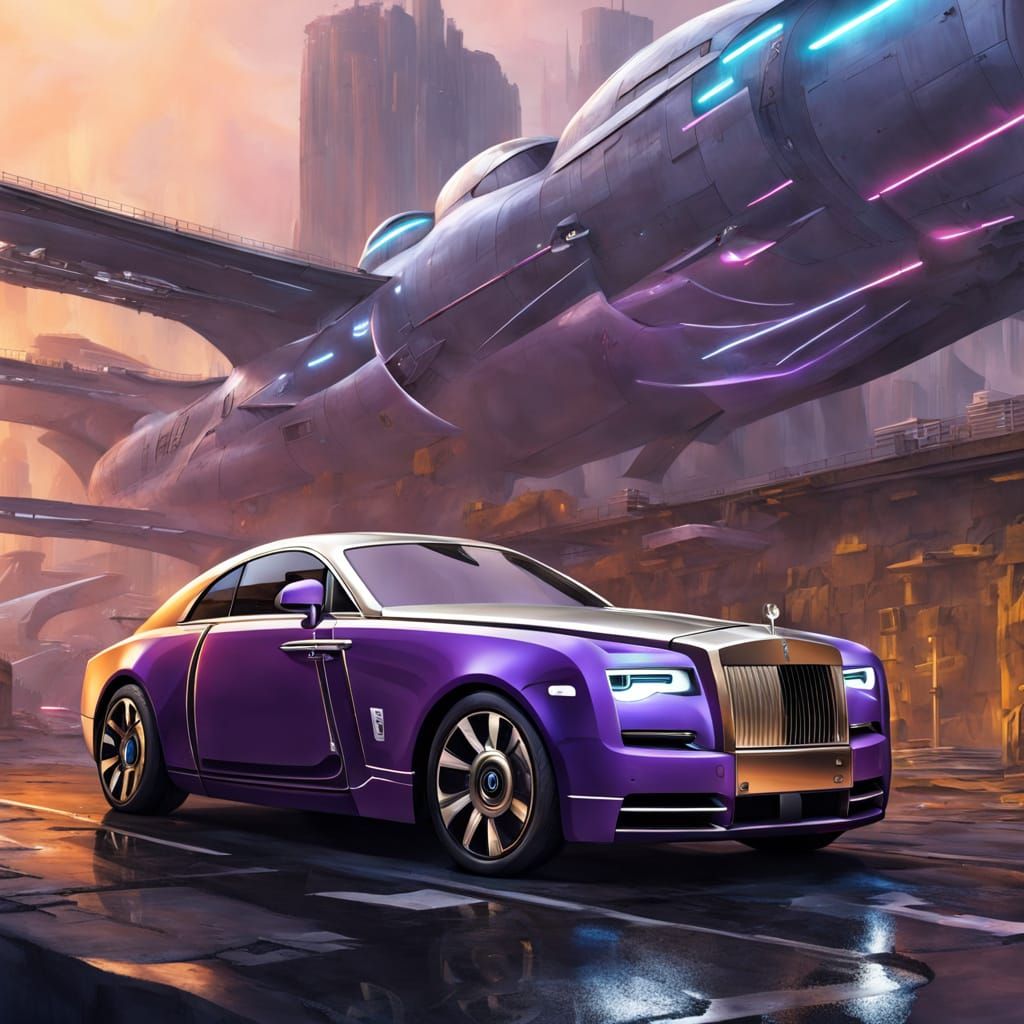 Cyberpunk Rolls Royce